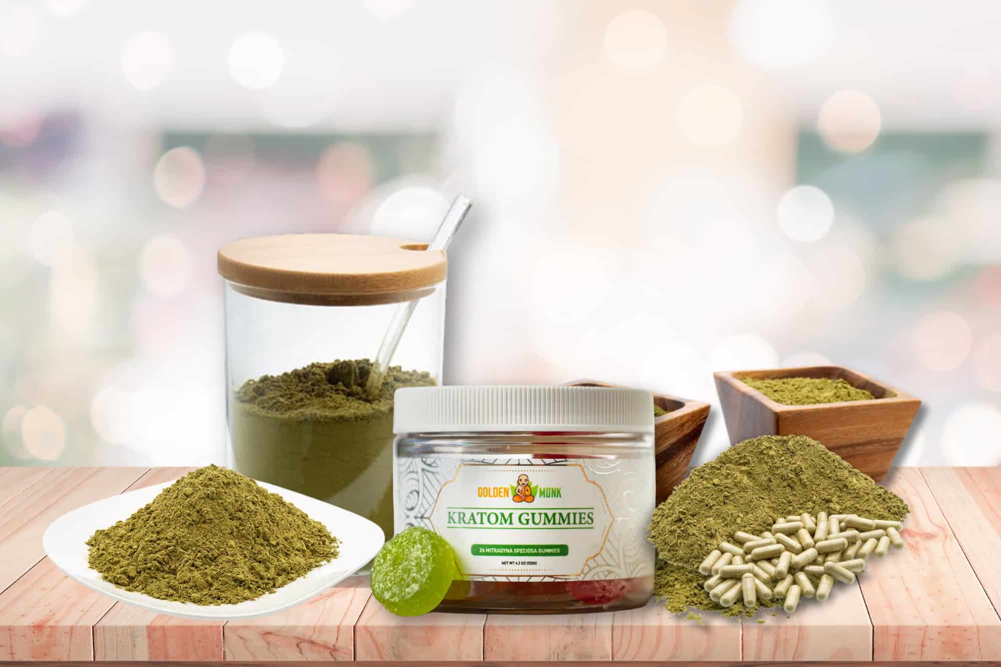 Golden Monk’s best-selling kratom products