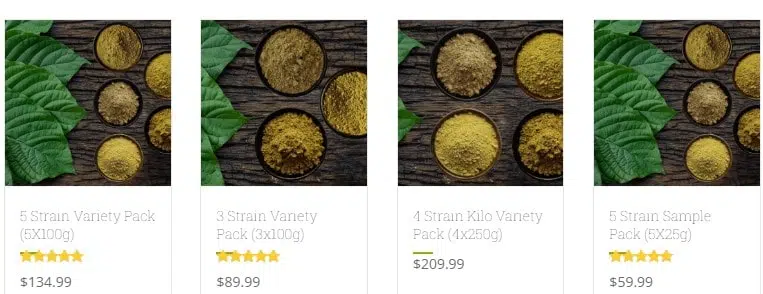 image of bc kratom product price