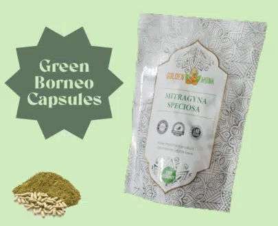green borneo kratom capsules