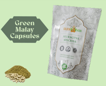 green malay kratom capsules