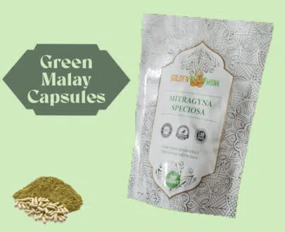 green malay kratom capsules