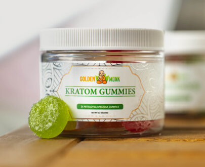 Kratom Gummies Box - Front Packaging