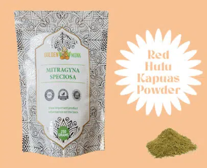 Red Hulu Kapas Powder - Front Packaging