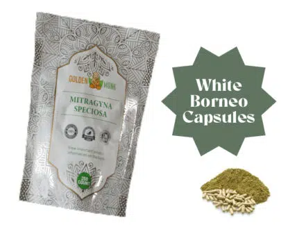 white borneo kratom capsules