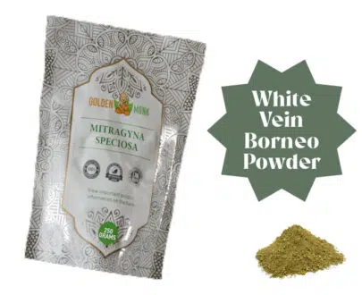 White Vein Borneo Powder - Front Packaging