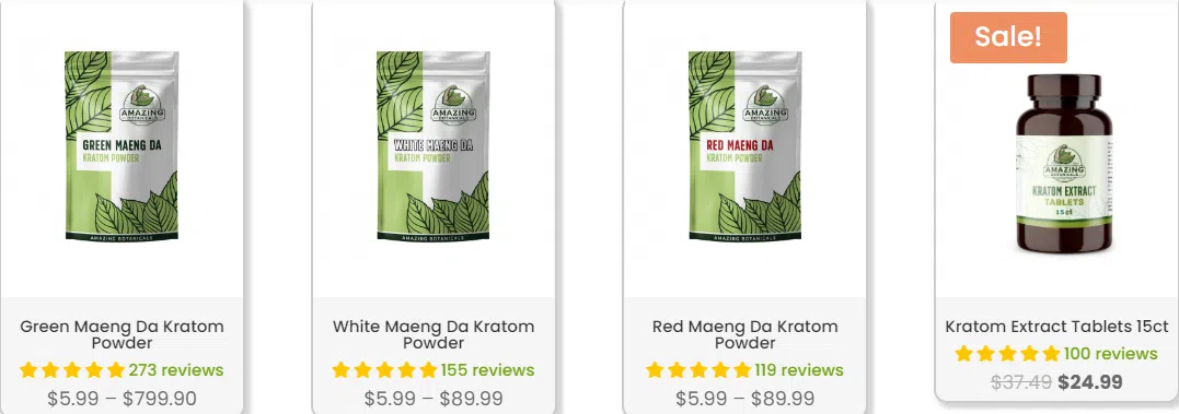 image of amazing botanicals products