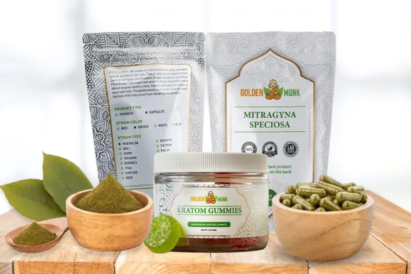 Golden Monk’s Top 5 Best-Selling Kratom Products