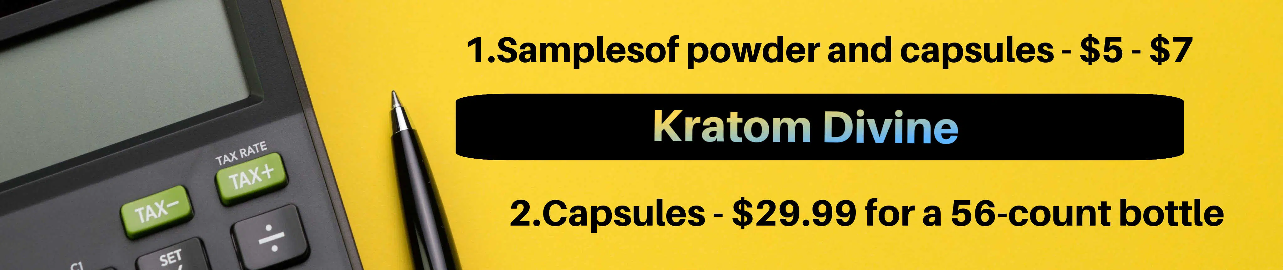 image of kratom divine cost